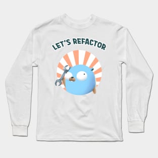 Golang Gopher Refactor Code Long Sleeve T-Shirt